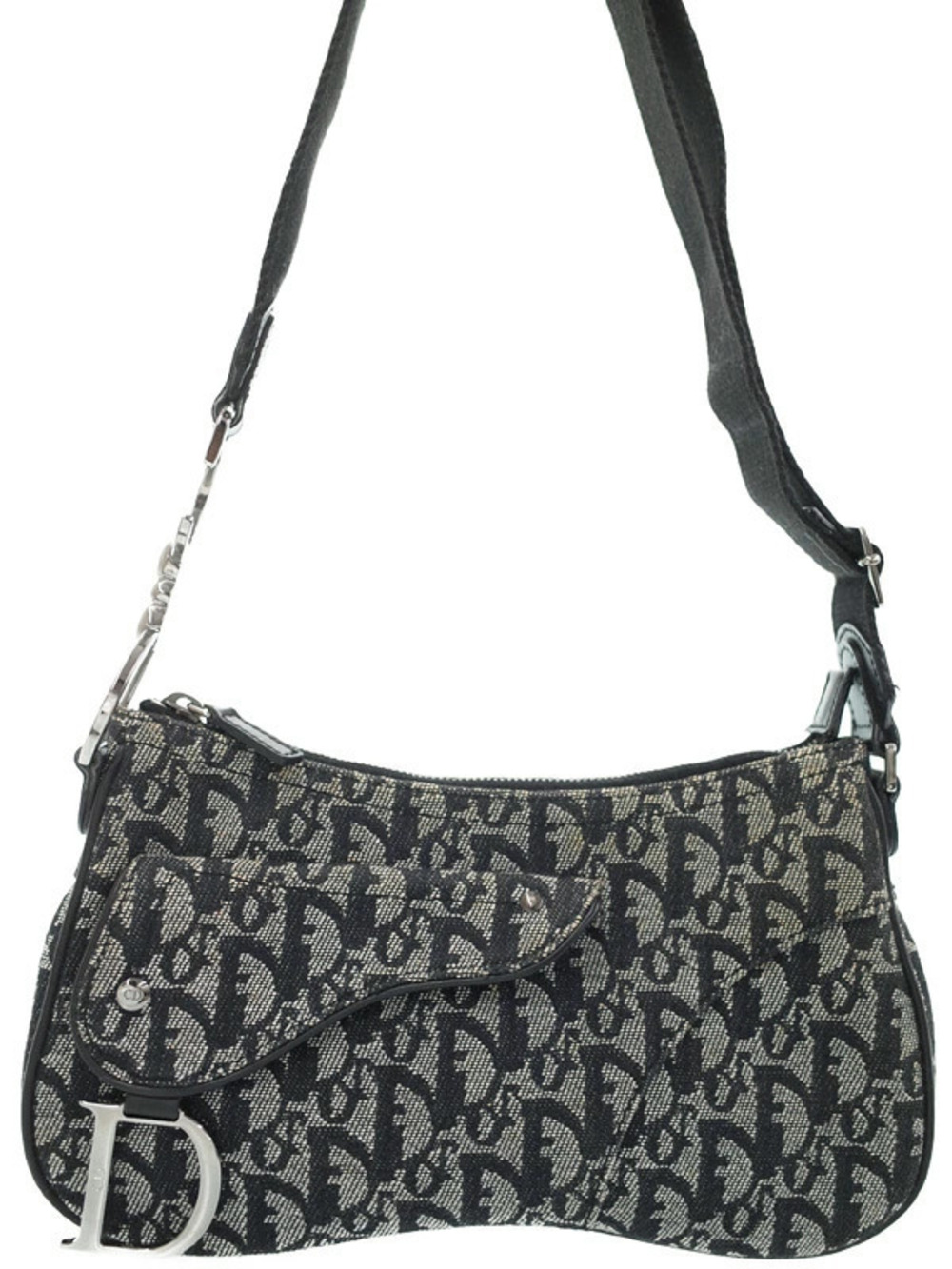 Christian Dior Trotter Double Saddle Bag Shoulder